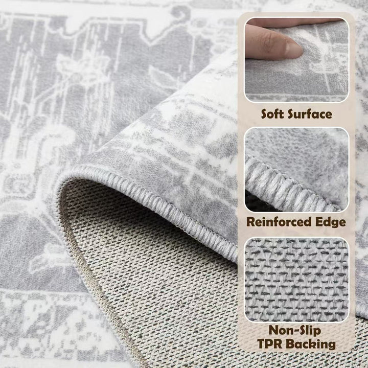 Bloemen Patchwork Vloerkleed