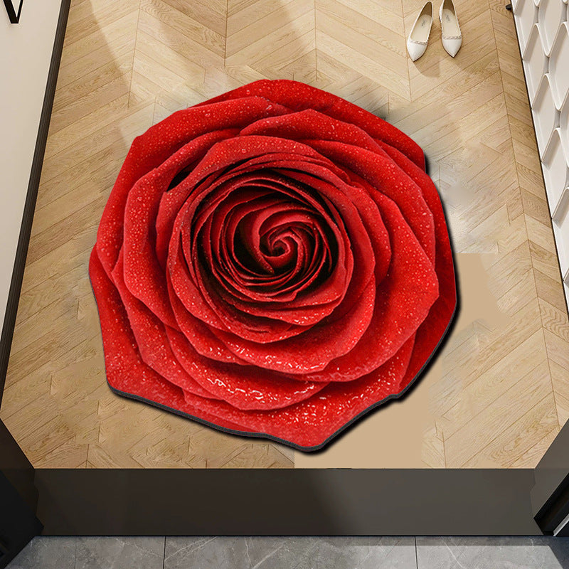 Decoratieve pauwen-thema vloerkleed