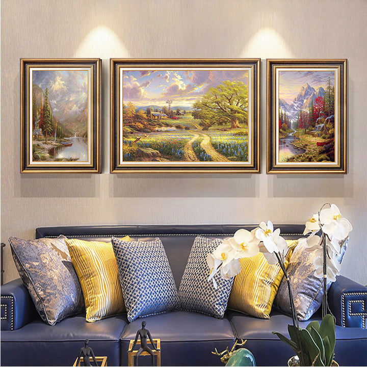 Scenic Landschap Ingemaakte Kunst Set