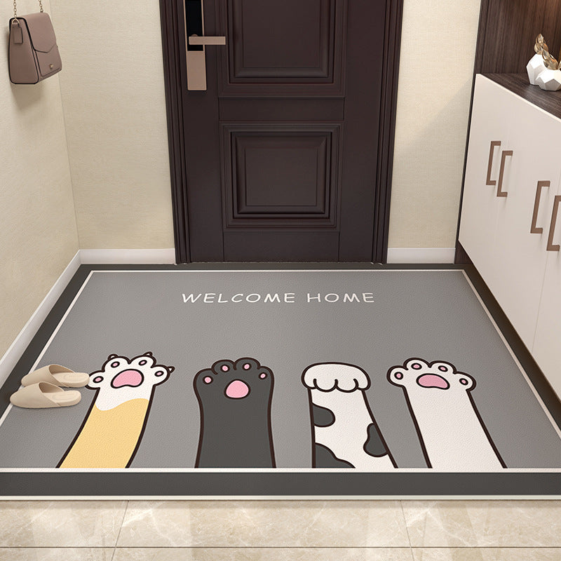 Schattige Cartoon Watergebied Mat voor Huisdecoratie