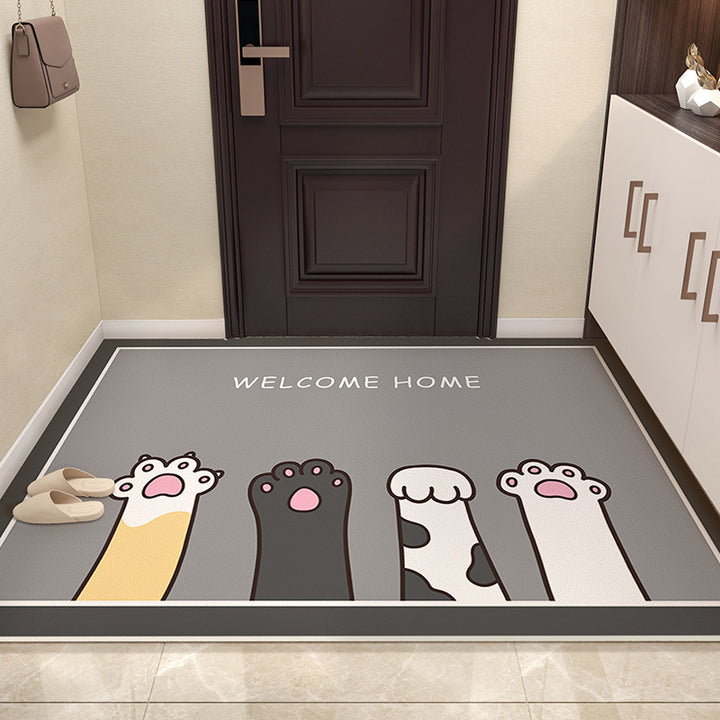 Schattige Cartoon Watergebied Mat voor Huisdecoratie