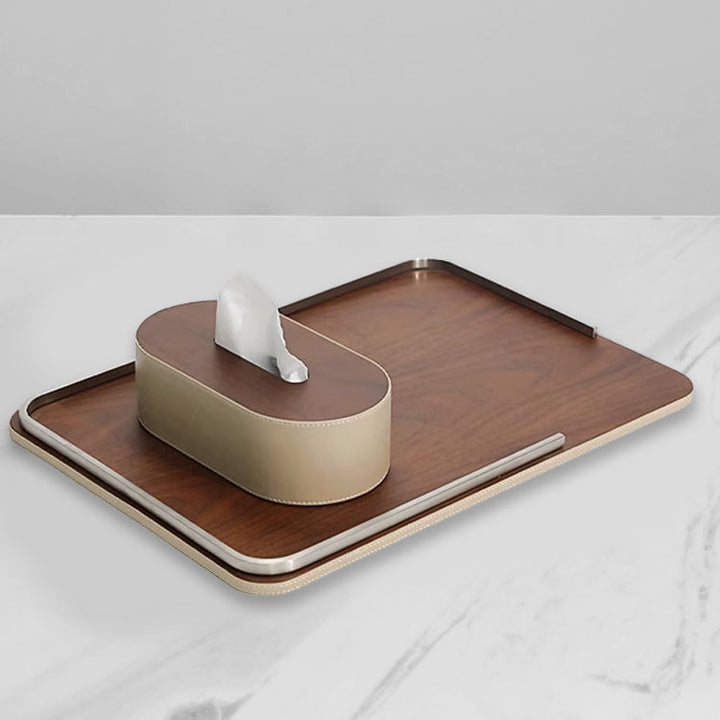 Classic houten serveerblad