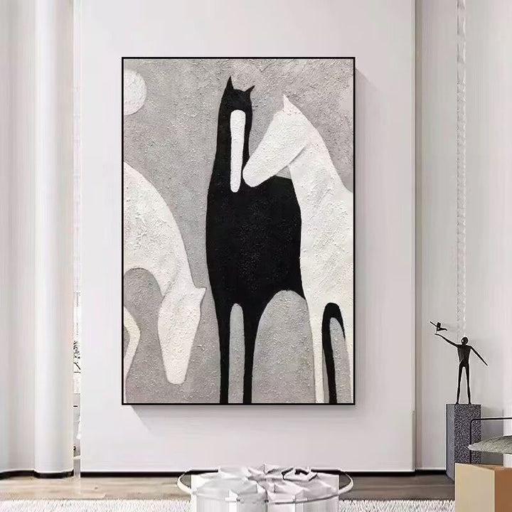 Abstract Dieren Kunst Canvas