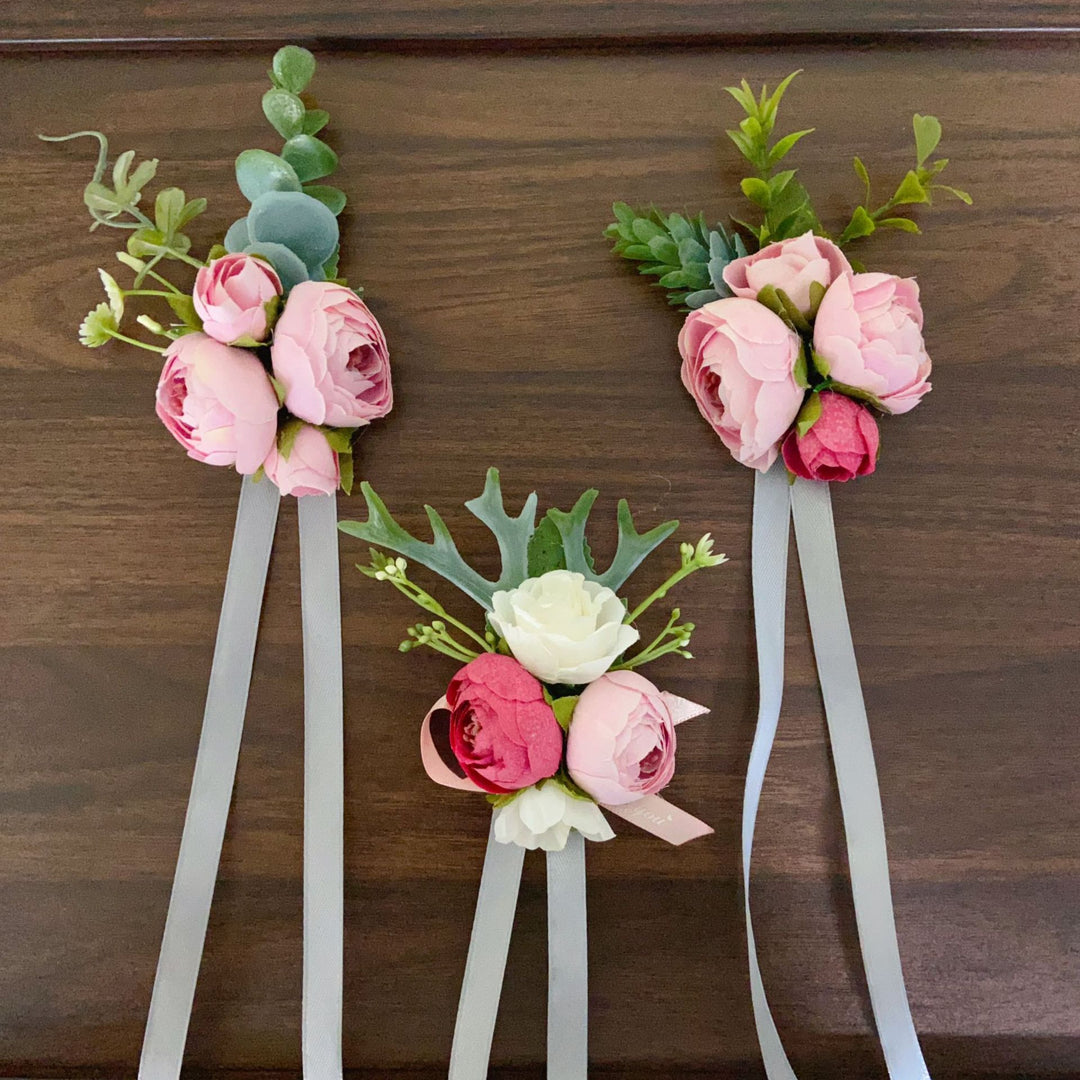 Elegante Bloem Corsage voor Haar