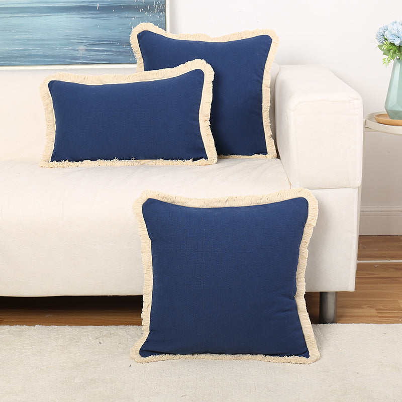 Decoratieve Franjes Accent Kussen
