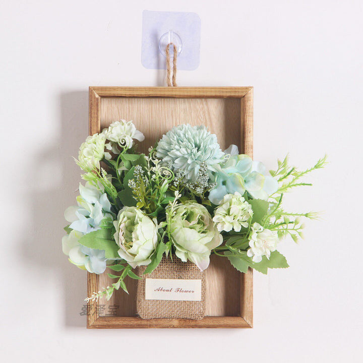 Wandgemonteerde Decoratieve Bloemrijke Hangplant
