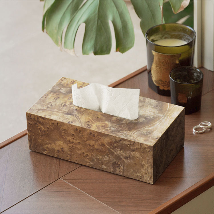Decoratieve Houten Tissuebox Houder