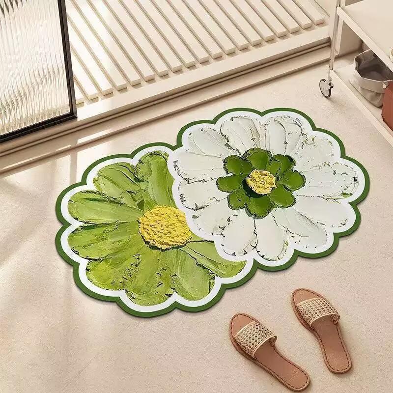 Bloemvormig vloerkleed