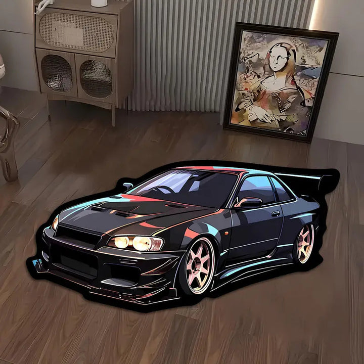 Sportauto-Thema Area Rug