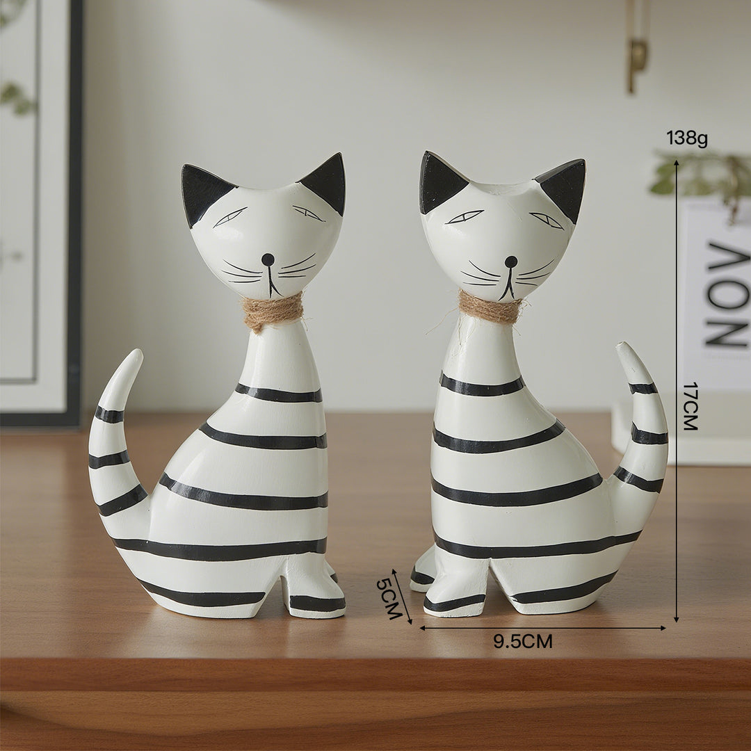 Decoratieve Kat Beeld Accent