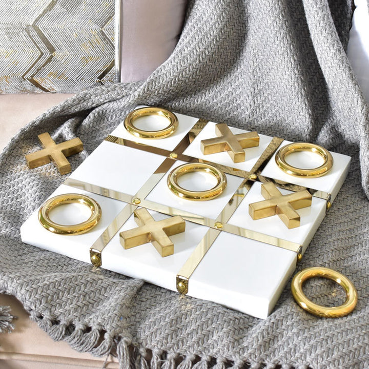Elegante Decoratieve Tic-Tac-Toe Spel