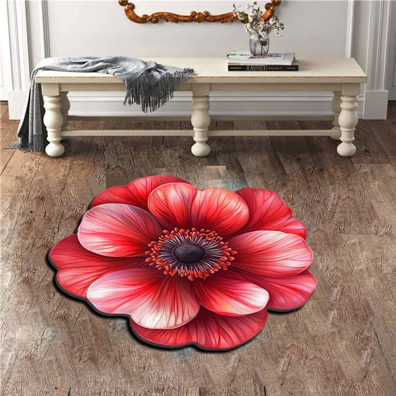 Decoratieve pauwen-thema vloerkleed