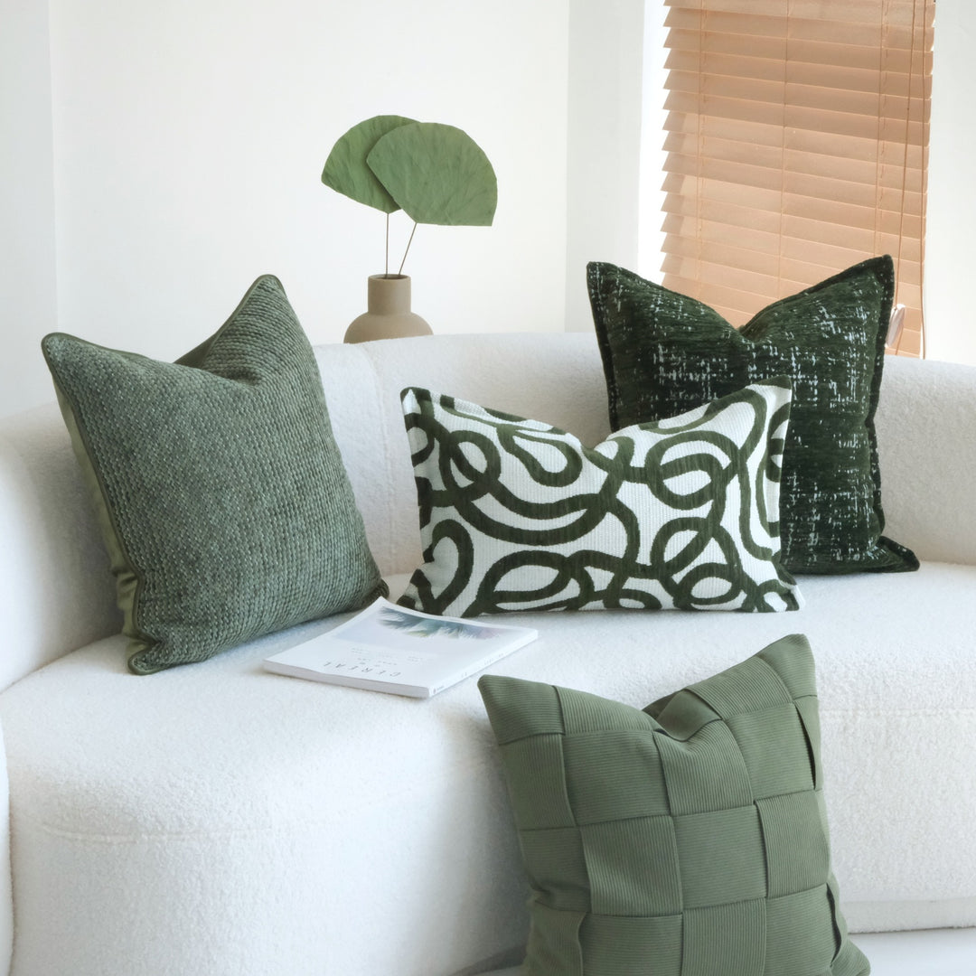 Textured Velvet Accent Kussen voor Huis Decor
