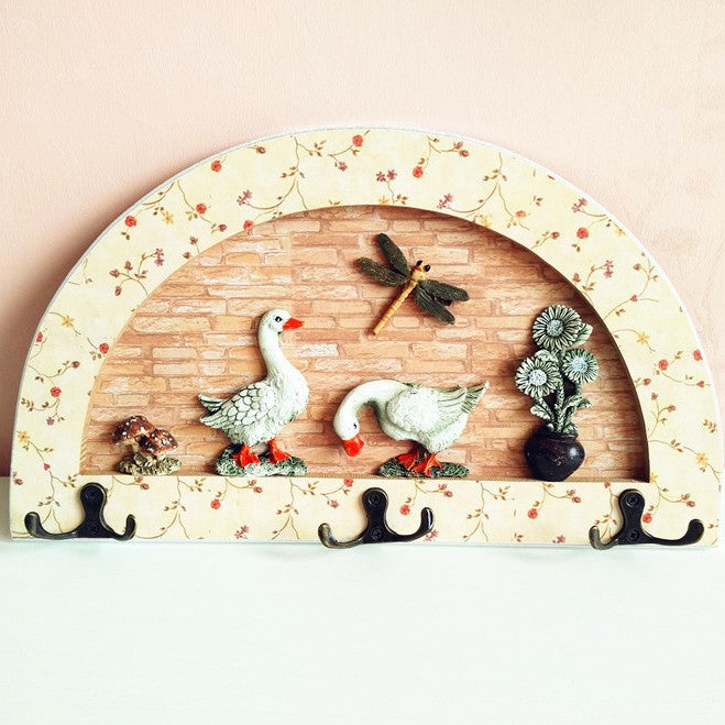 Decoratieve Wandhaak Rack Set