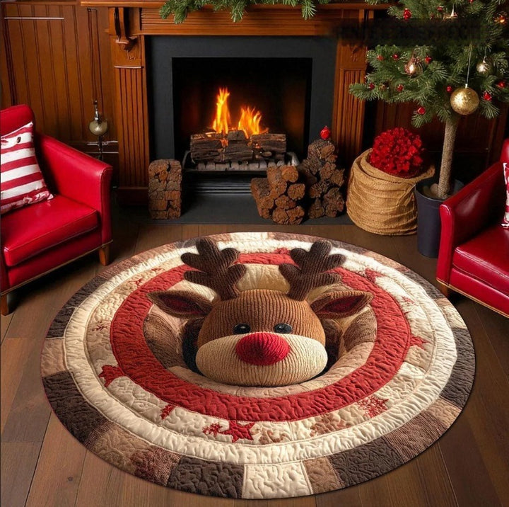 3D Kerstthema Tapijt