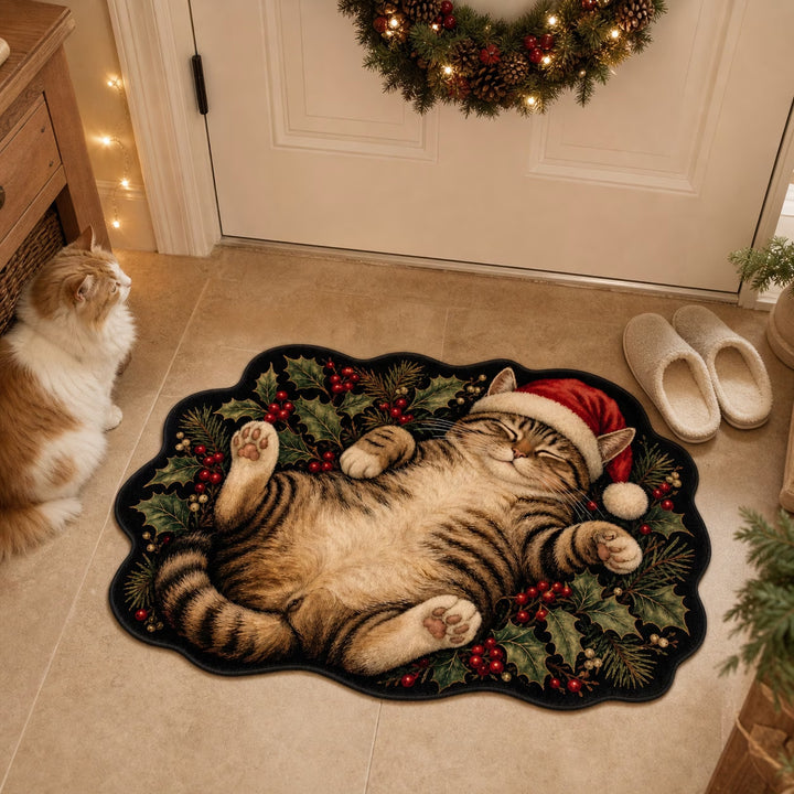 Feestelijke Kat-Thema Zone Mat