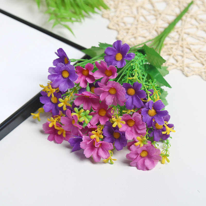 Levensechte Stoffen Bloemenboeket