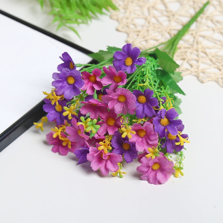 Levensechte Stoffen Bloemenboeket