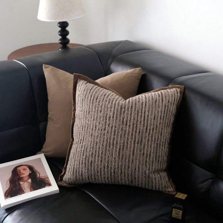 Textured Knit Kussen voor Thuisdecoratie Display