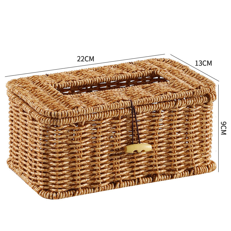 Decoratieve handgeweven opbergdoos