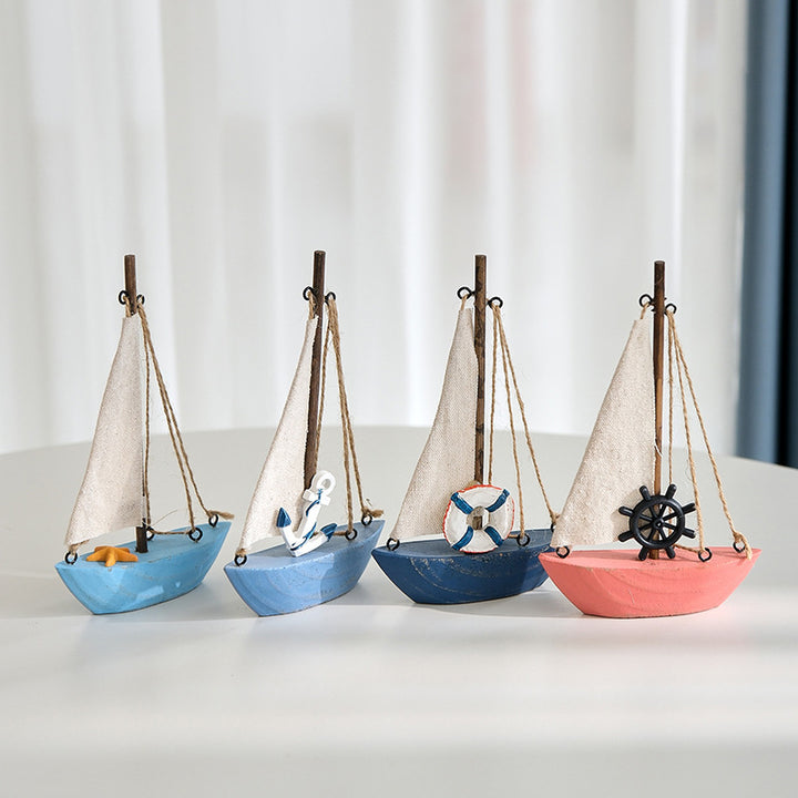 Zeilboot Model Decoratieve Weergave