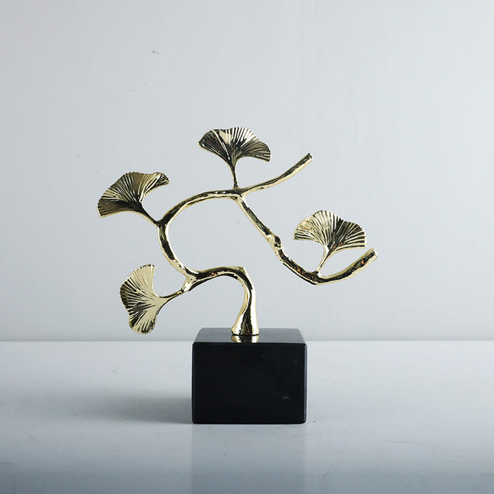 Ginkgo Leaf Decoratieve Sculptuur