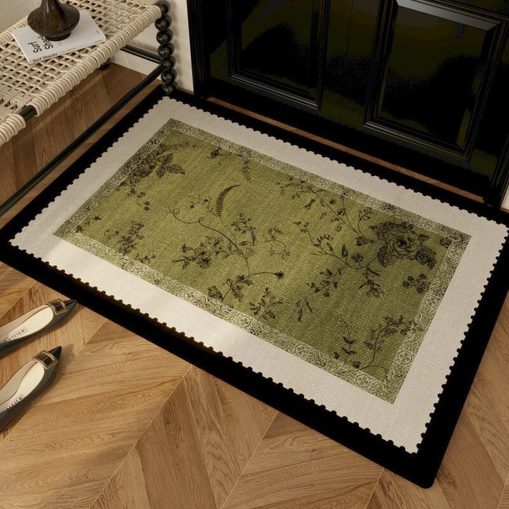 Elegante Bloemen Design Deurmat