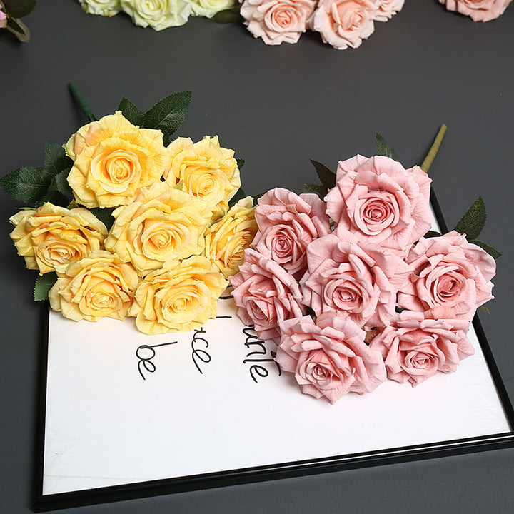Premium Faux Bloemen Rozen Boeket