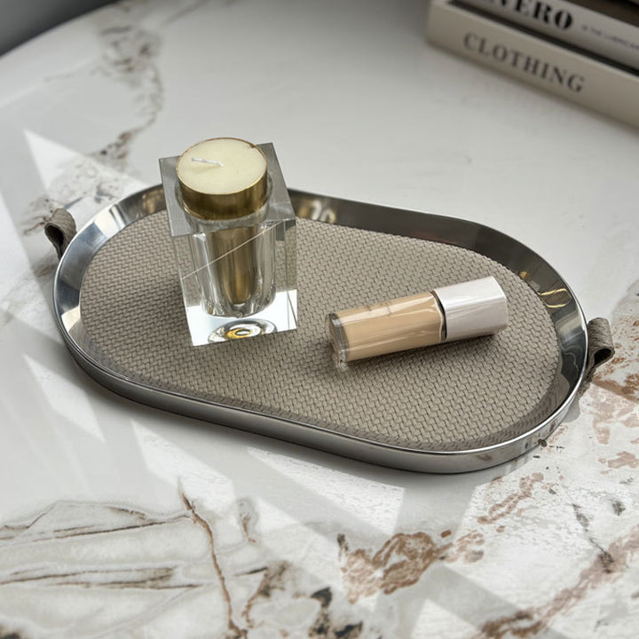 Elegante Ronde Decoratieve Serveer Tray