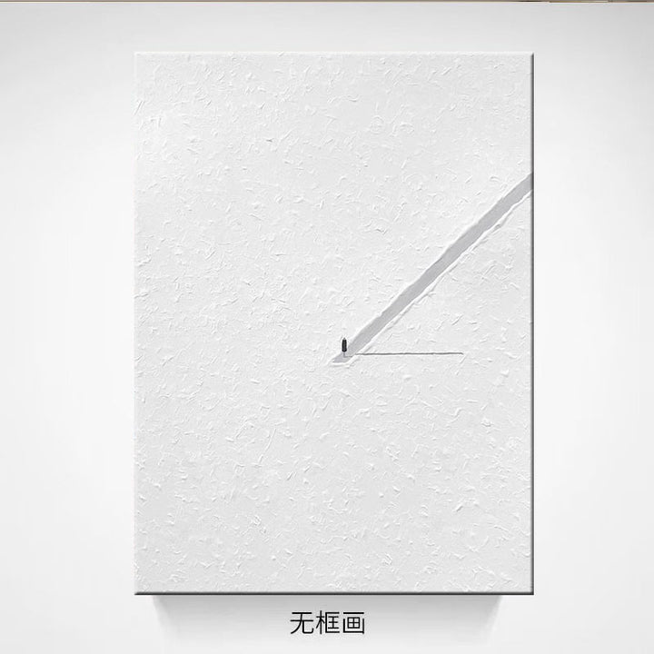 Minimalistische Textuur Reliëf Canvas Kunstwerk