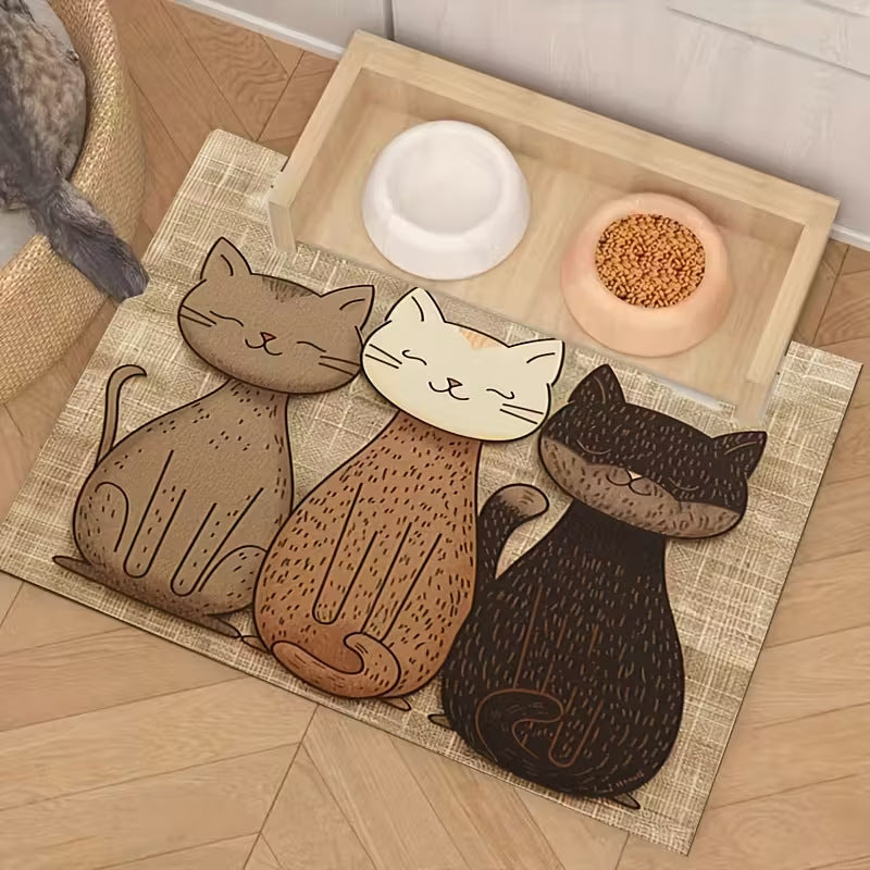 Schattige Cartoon Kat Gebiedsmat