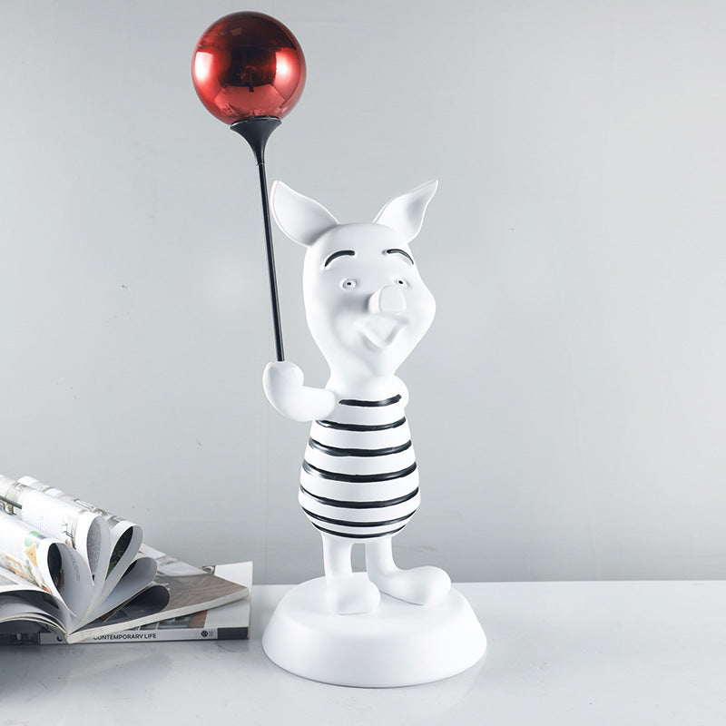 Speelse Decoratieve Varkensfiguur