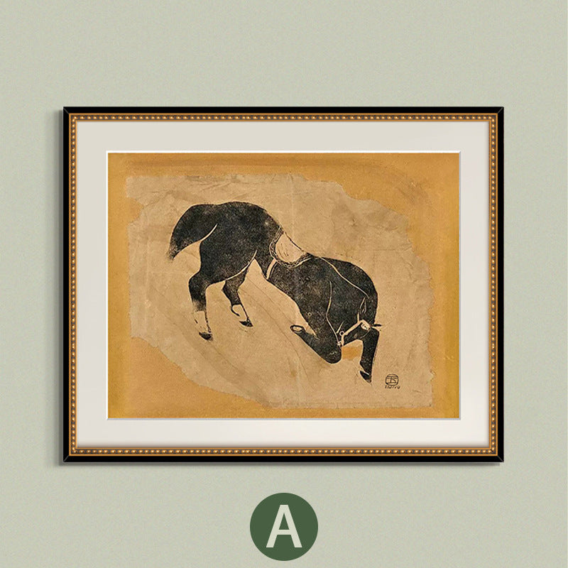 Ingelijste Paard Kunst