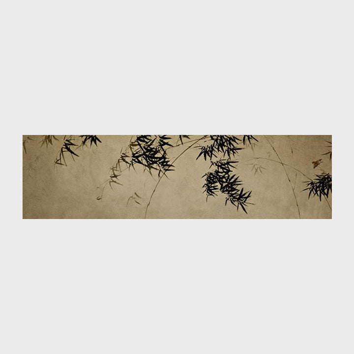 Abstract Bamboe-Geïnspireerde Muurkunst