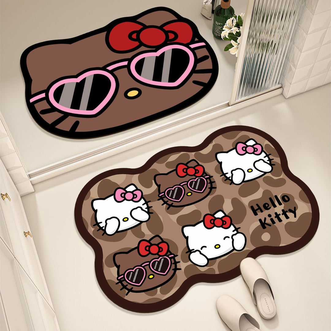 Cartoon Themed Pluche Badmat