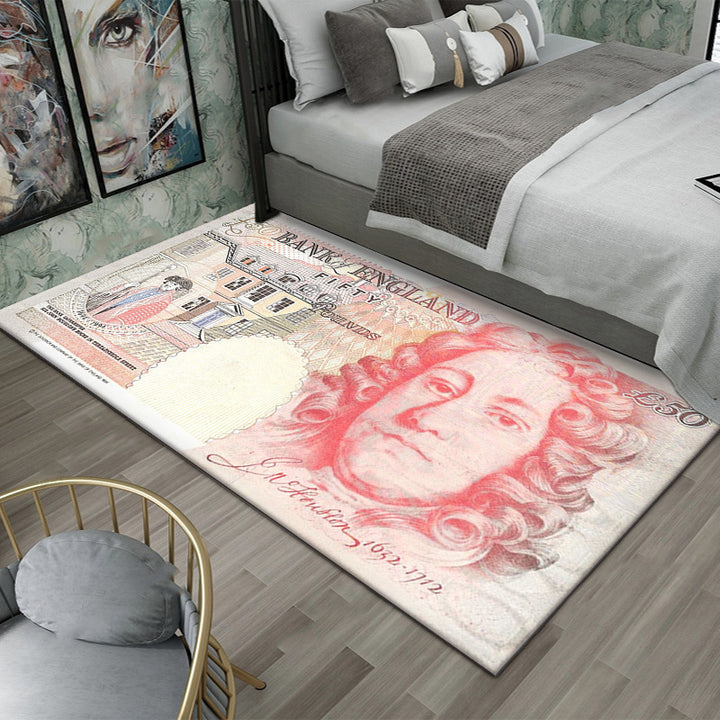 Dollar-Thema Decoratieve Vloerkleed