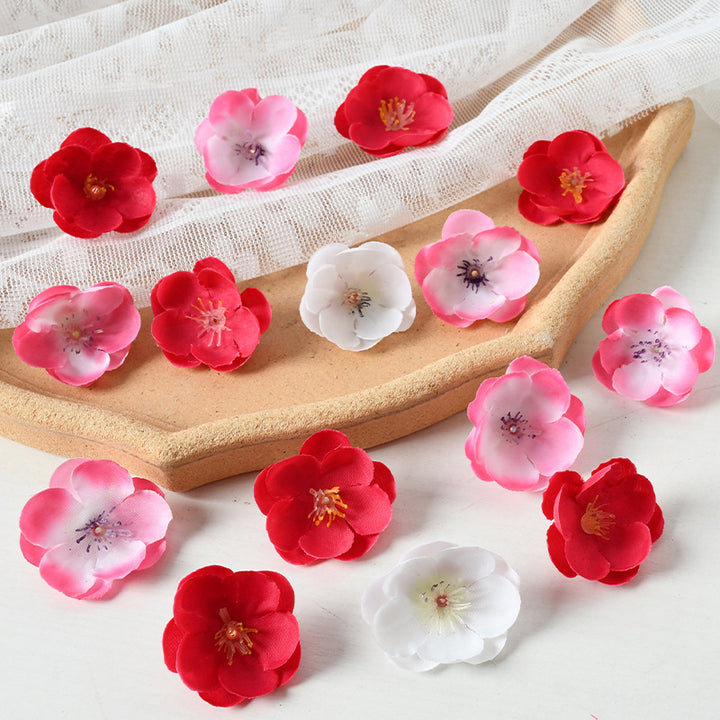 Elegante Stoffen Bloemen Haarklem Set