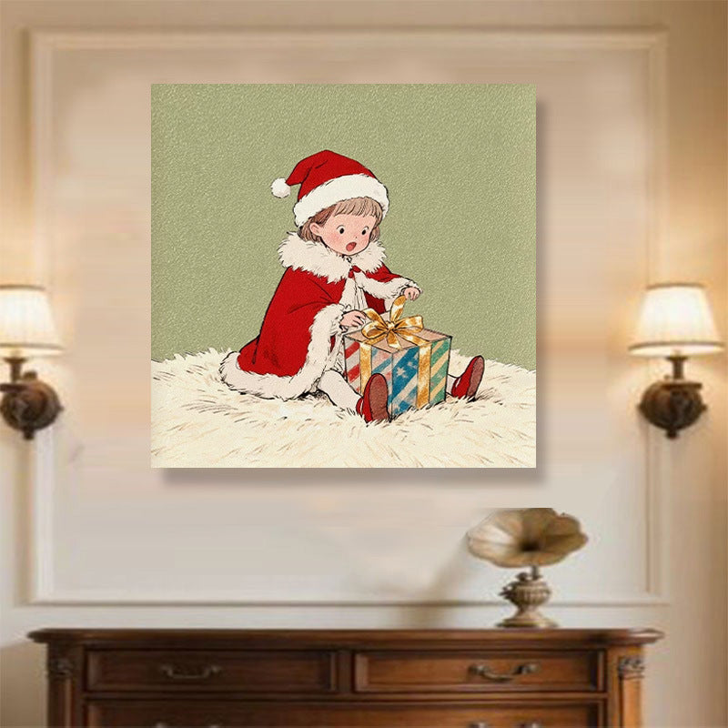 Vintage Kerstmis Muur Art