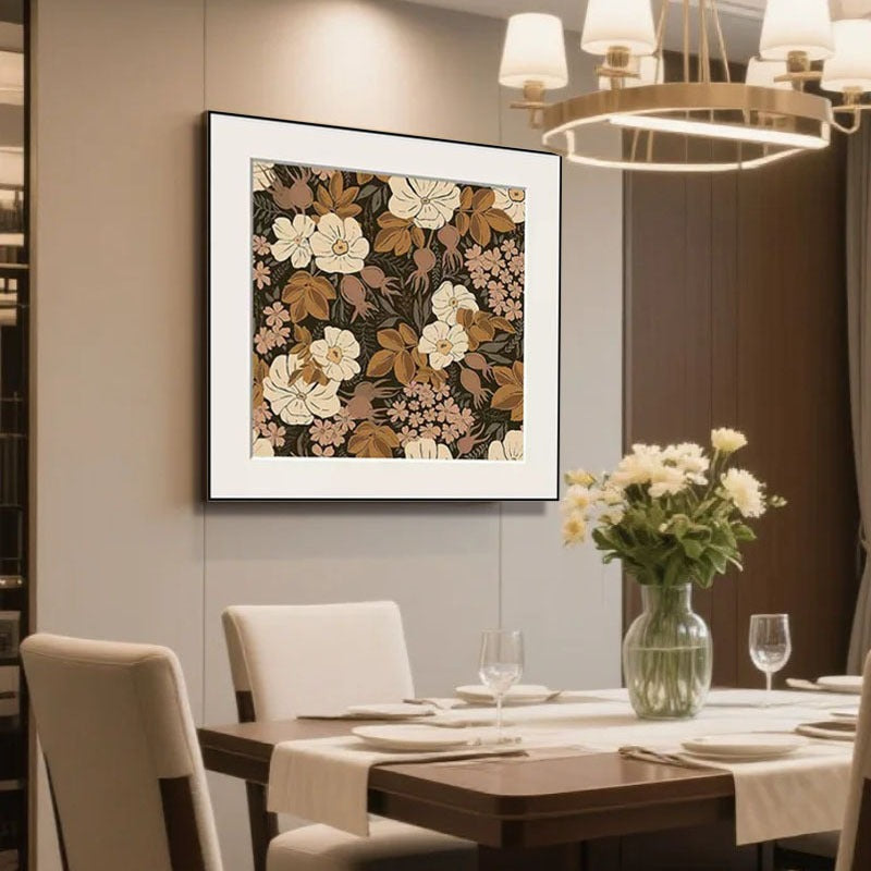 Floraal Themed Canvas Wanddecoratie