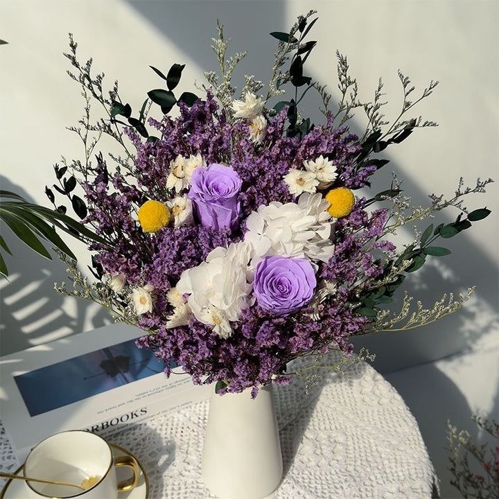Elegante Gedroogde Bloemen Boeket