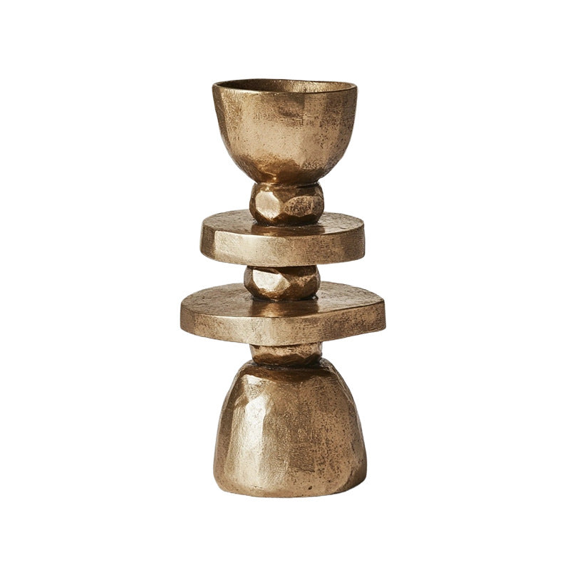 Decoratieve Kaarsenhouder Beeldhouwwerk