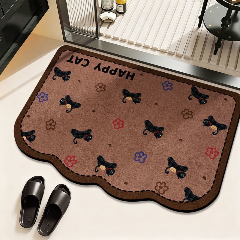 Kat-Thema Decoratieve Badmat