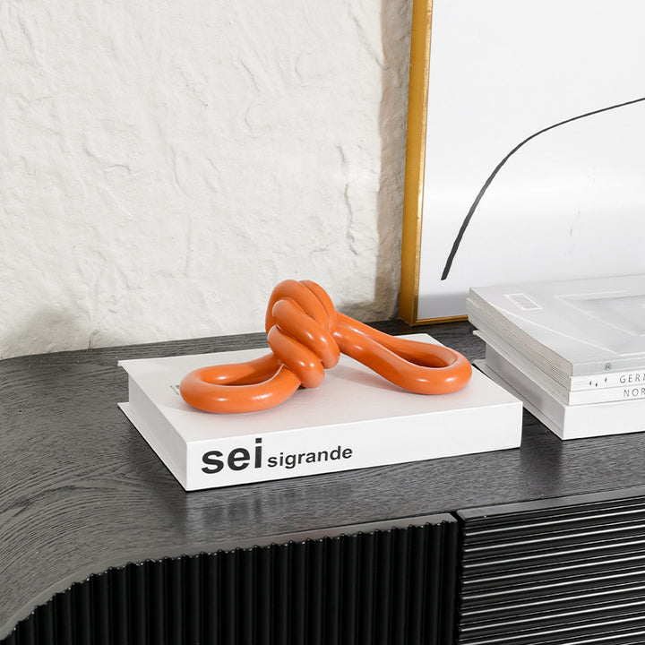 Moderne Decoratieve Knoop Sculptuur