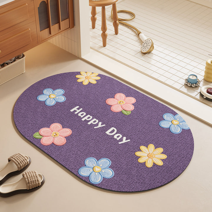 Decoratieve Pluche Badmat