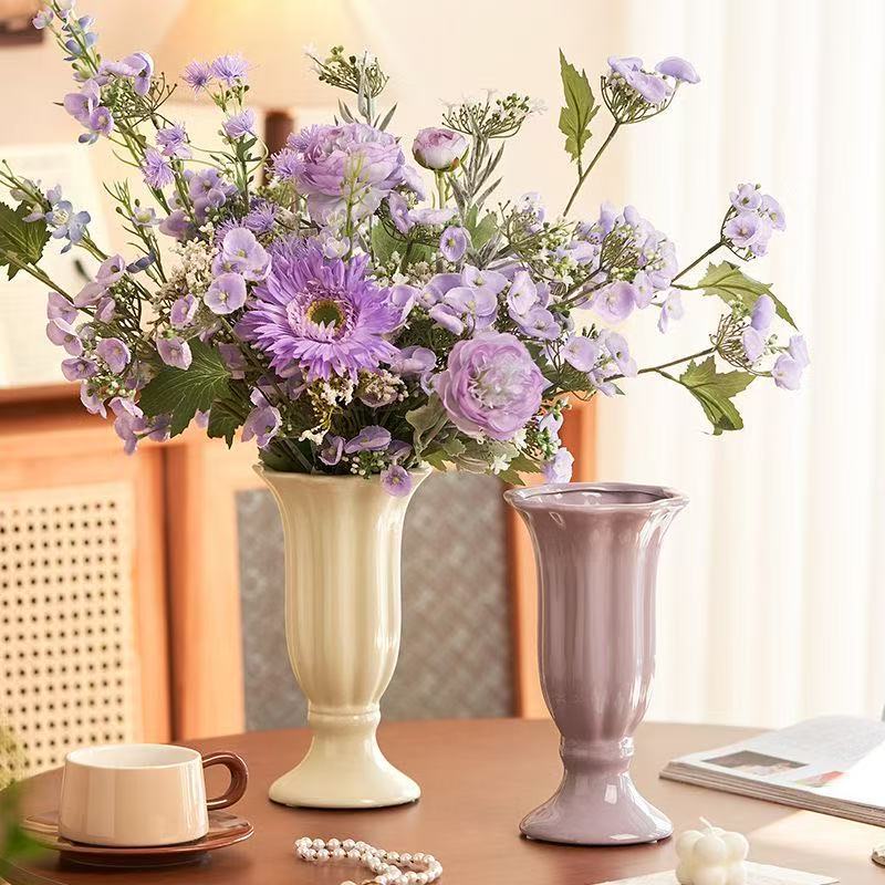 Elegante Bloemen Keramische Vaas