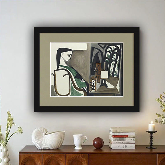 Gekaderde Abstracte Kunstprint