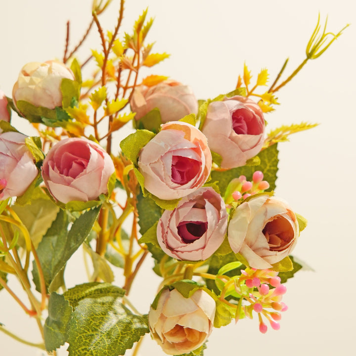 Levensechte Bloemen Rozensteel Arrangement