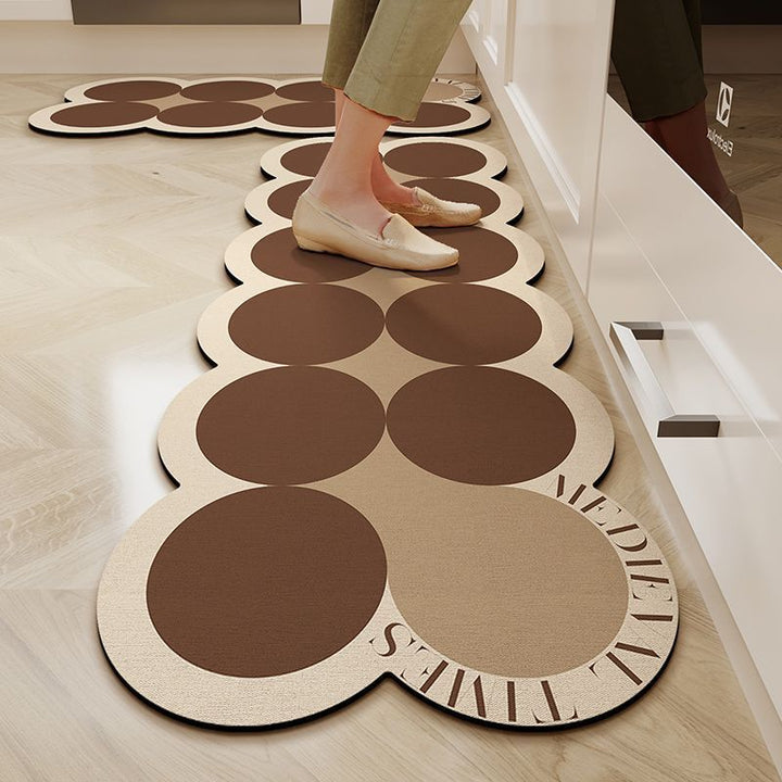 Oversized Geometrische Keuken Loopmat