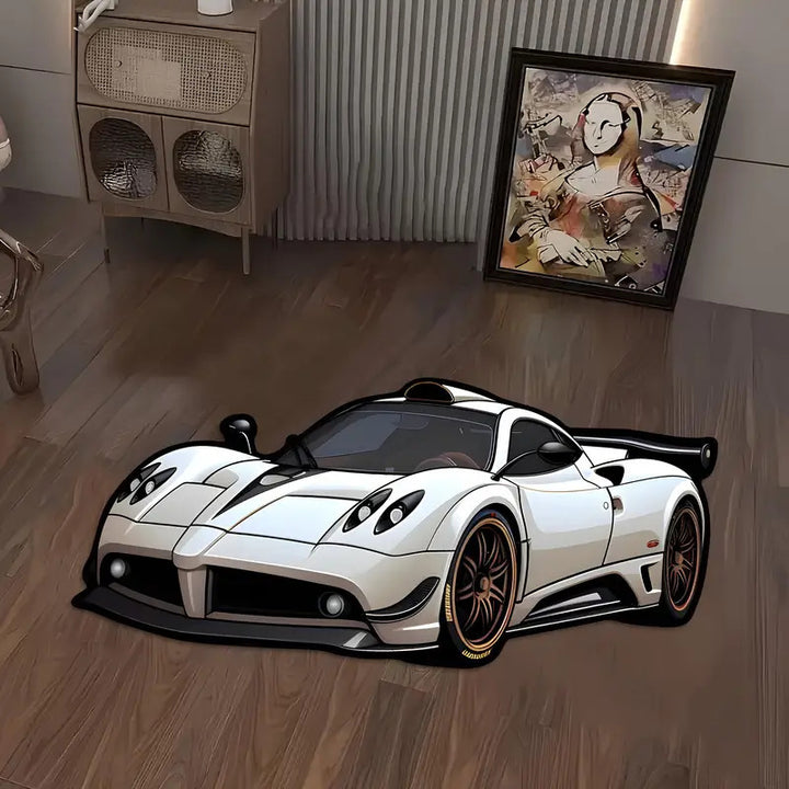 Sportauto-Thema Area Rug