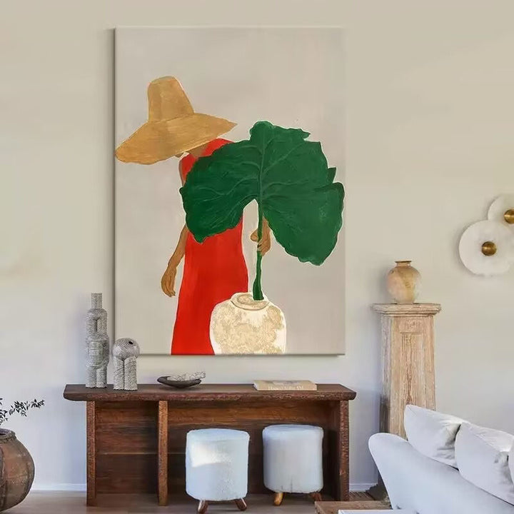 Moderne Abstracte Figuratieve Canvas Kunst